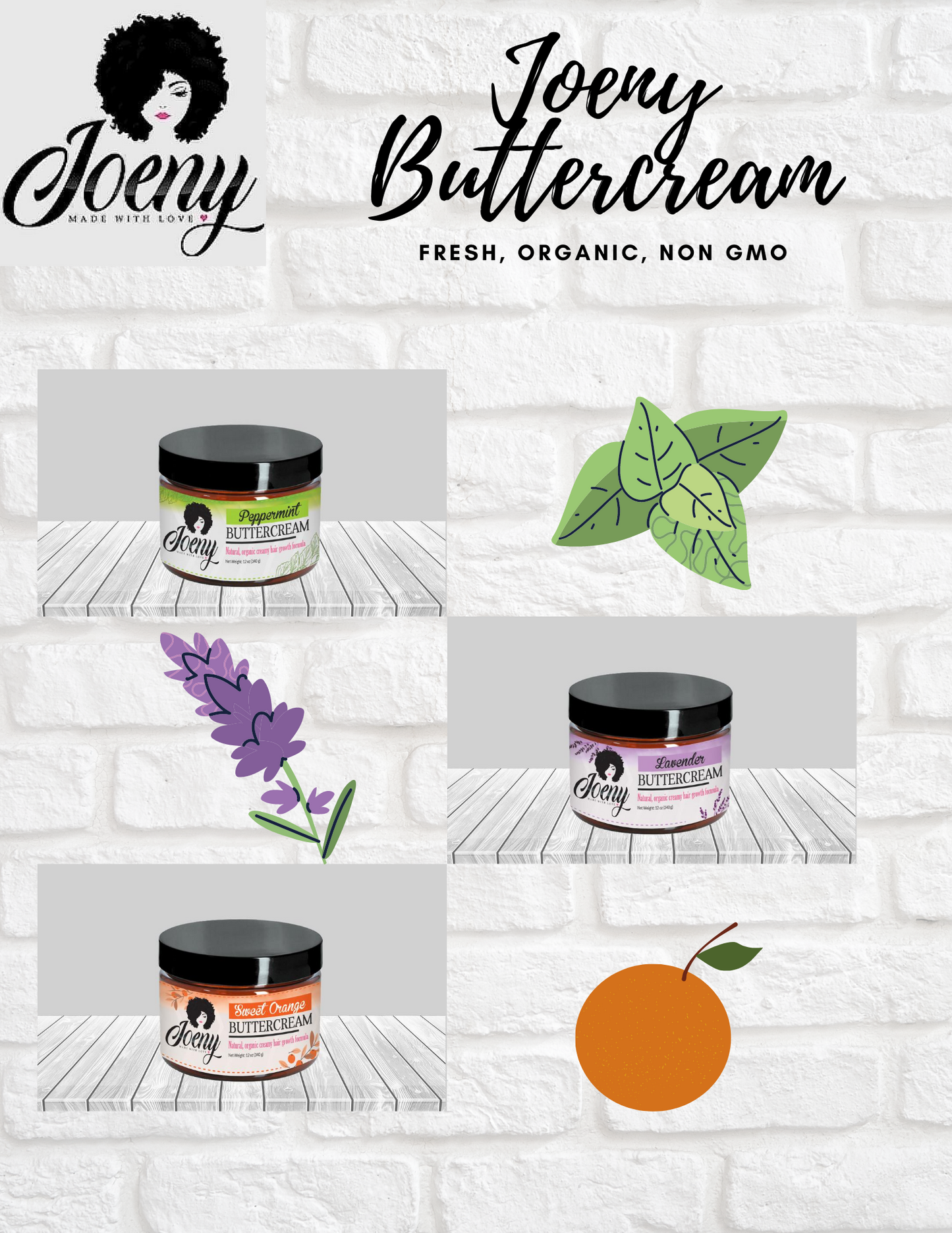 Joeny Buttercream- Creamy Hair Growth Formula